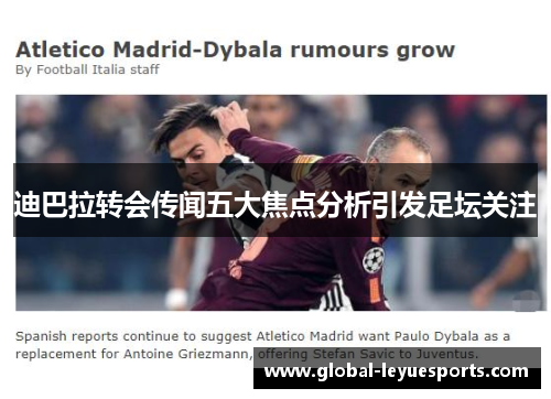 迪巴拉转会传闻五大焦点分析引发足坛关注
